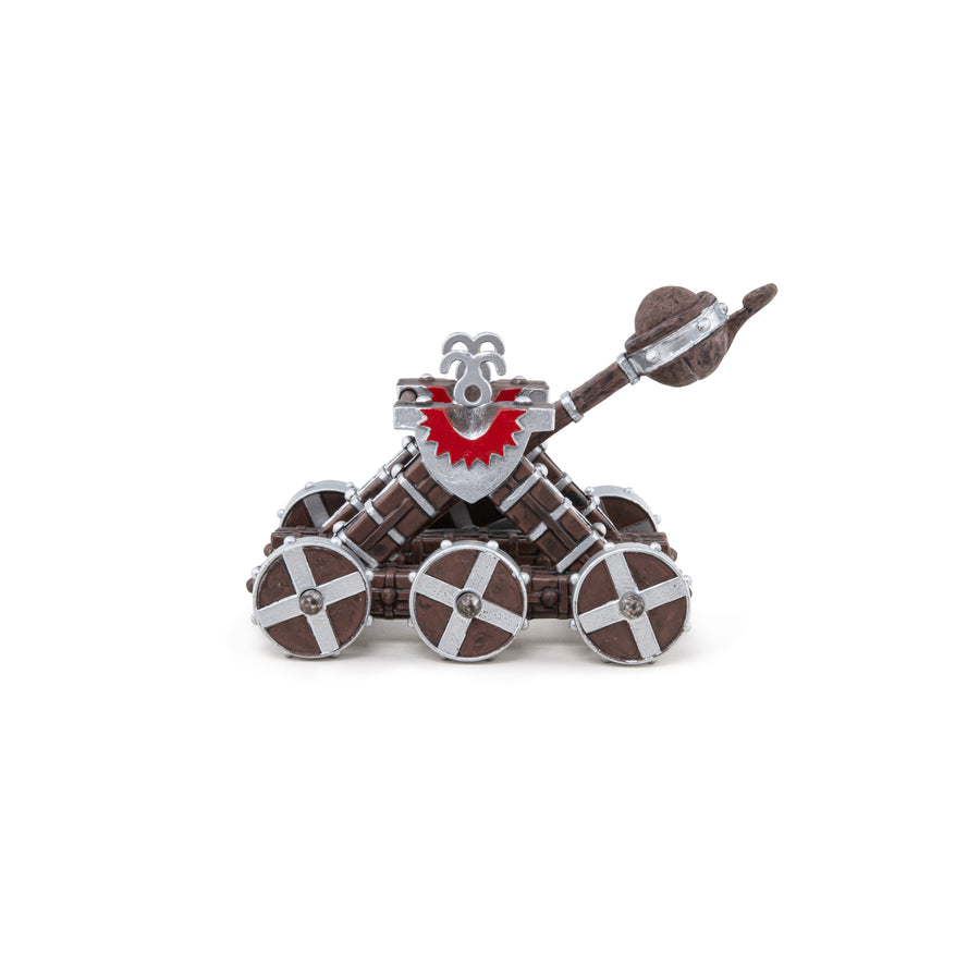 Catapulte rouge Papo en PVC, Collection Médiéval, jouet éducatif idéal pour enfants et collectionneurs