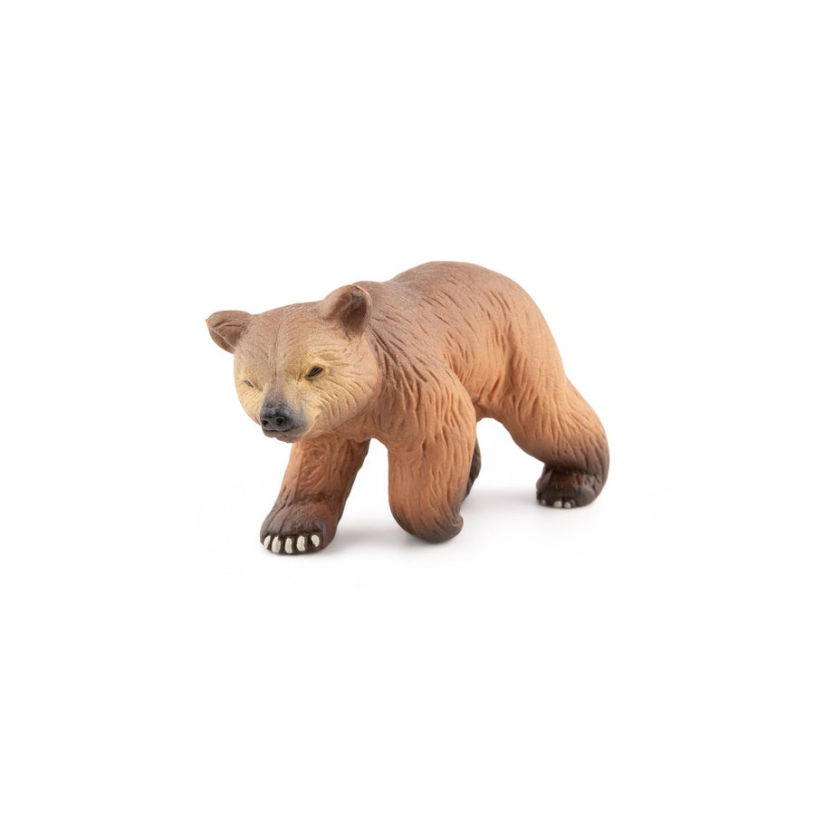 Figurine Ourson des Pyrénées Papo en PVC, thème forêt, Collection Animaux sauvages, jouet éducatif idéal pour enfants et collectionneurs