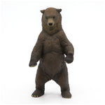 Figurine Grizzly Papo en PVC, thème forêt, Collection Animaux sauvages, jouet éducatif idéal pour enfants et collectionneurs