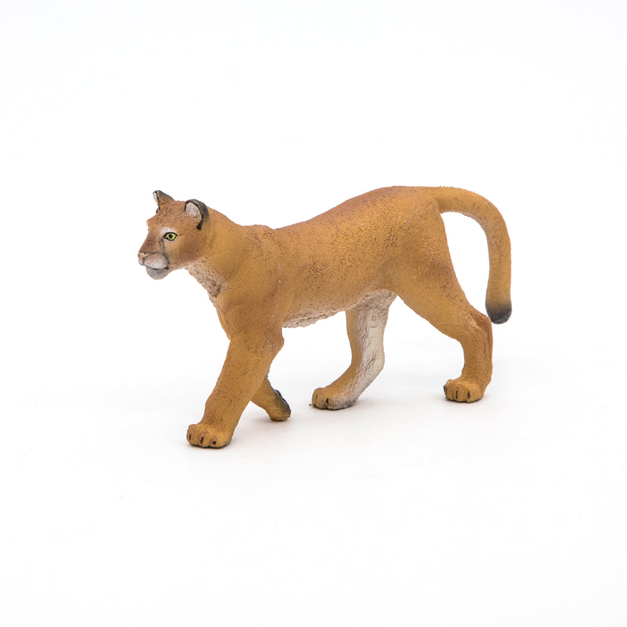 Figurine Puma Papo en PVC, thème félins, Collection Animaux sauvages, jouet éducatif idéal pour enfants et collectionneurs