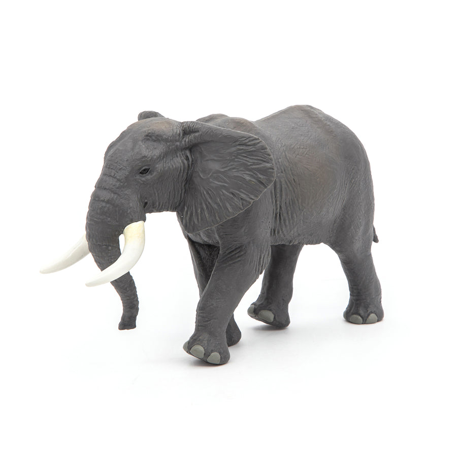 Figurine Éléphant d'Afrique Papo en PVC, thème savane, Collection Animaux sauvages, jouet éducatif idéal pour enfants et collectionneurs
