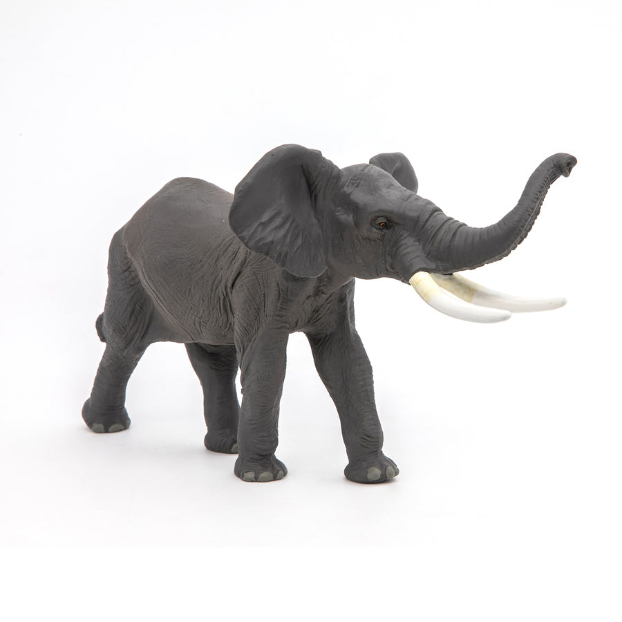 Figurine Éléphant Papo en PVC, thème savane, Collection Animaux sauvages, jouet éducatif idéal pour enfants et collectionneurs