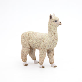 Alpaga Papo en PVC, Collection Animaux sauvages, jouet éducatif idéal pour enfants et collectionneurs