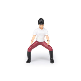 Figurine Jeune cavalière Papo en PVC, Collection chevaux, jouet éducatif idéal pour enfants et collectionneurs