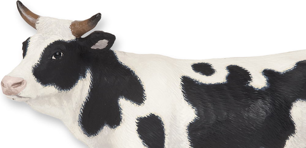 Cow and bull figurines